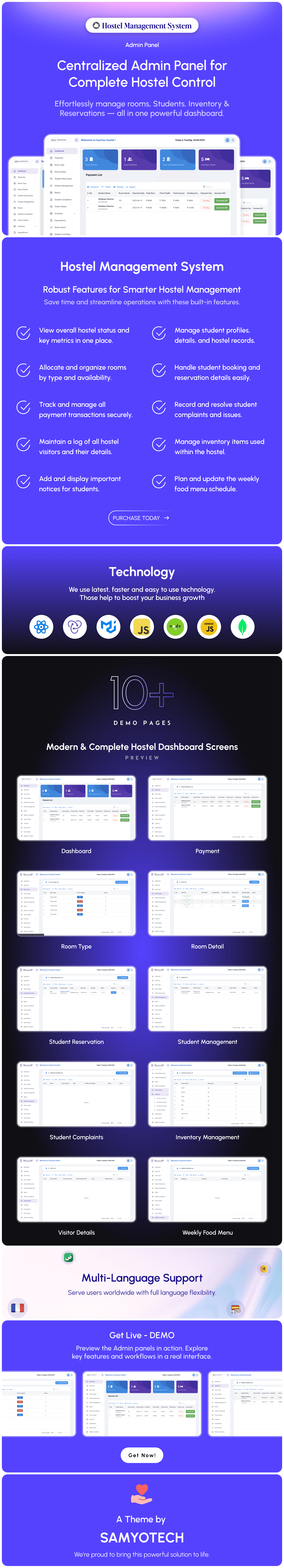 Hostel ERP | Hostel Management System